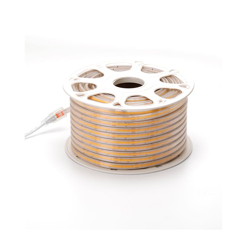 COB LED STRIP 220V IP65 50 METER 2700K inkl. 0,5 M EURO-STECKER MDRLED®