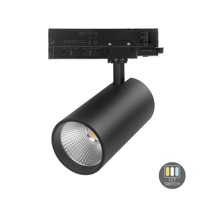 3-PHASE PRO RAILSPOT DICO 10W-20W-30W SCHWARZ-WEISS DIMMBAR CCT SWITCH MDRLED® PROMOTION