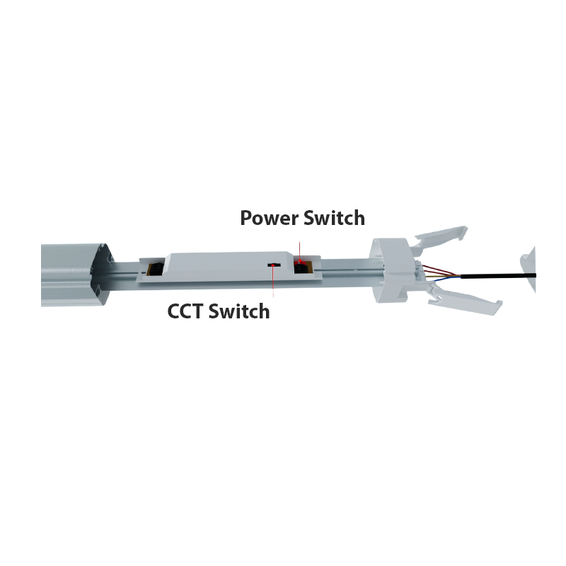 LED TRI-PROOF 36-45-53-62W 150CM CCT SWITCH MDRLED®