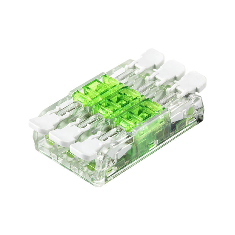 Universele Doorvoerlasklemmen 3 Draden 0,2-4,0mm² – 32A/450V – 30 Stuks MDRLED®