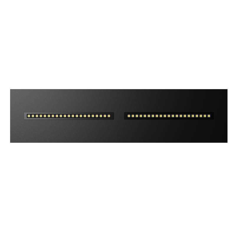 LED LOUVRE PANEEL | KASTRA | 120X30CM | 36W | CCT-SWITCH | ZWART