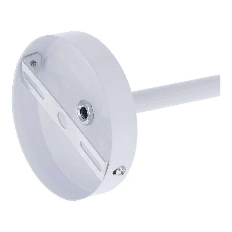 Spanningsrail Ophangsysteem Wit – Draadstang 50–100cm – 3-Fase – 2 Stuks