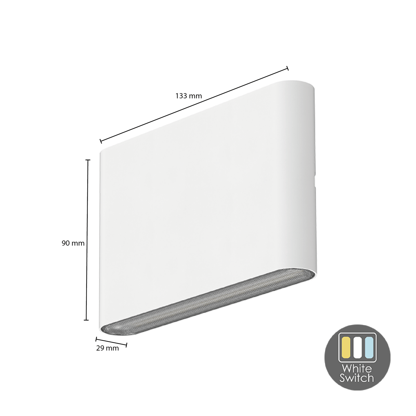 Wandleuchte 6W CCT SWITCH Weiß MDRLED®
