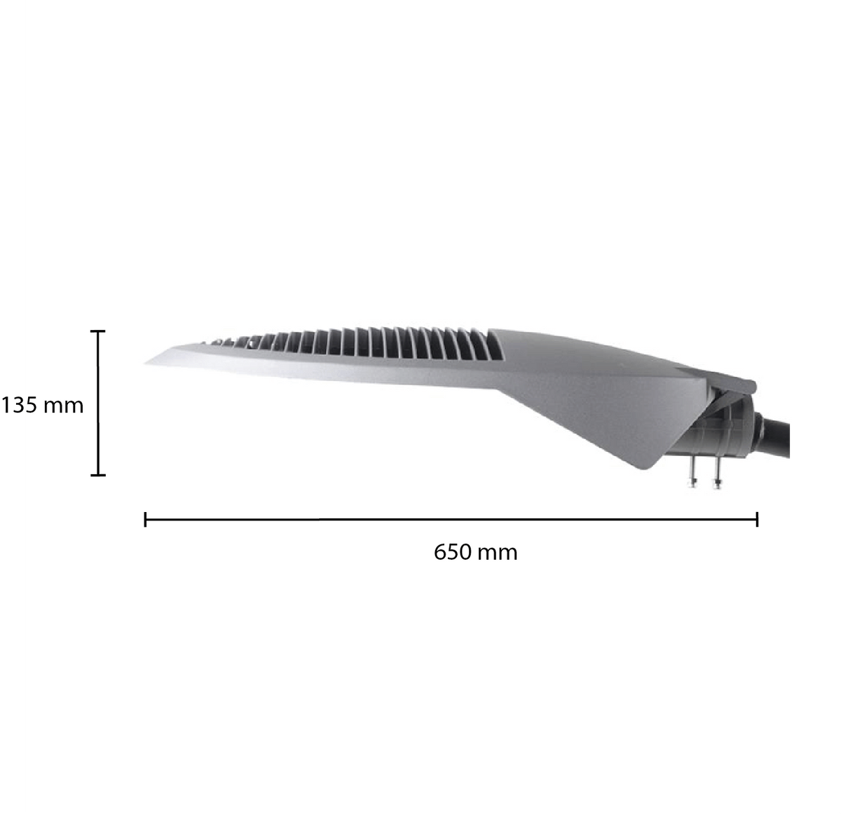 MDRLED® CALIBAN 2.0 LED Straatlamp 120W | 14.400lm | 75° | IP65 op=op
