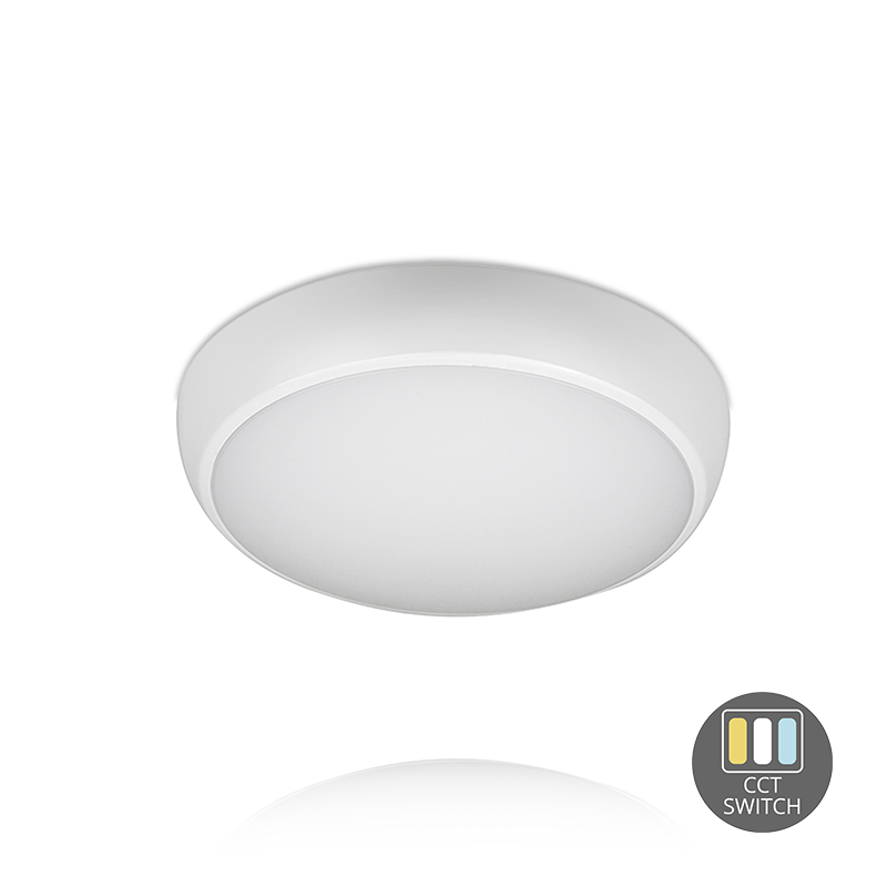 MDRLED® Plafondlamp met Sensor en CCT Switch – 12W | IP54 | Ø320 mm
