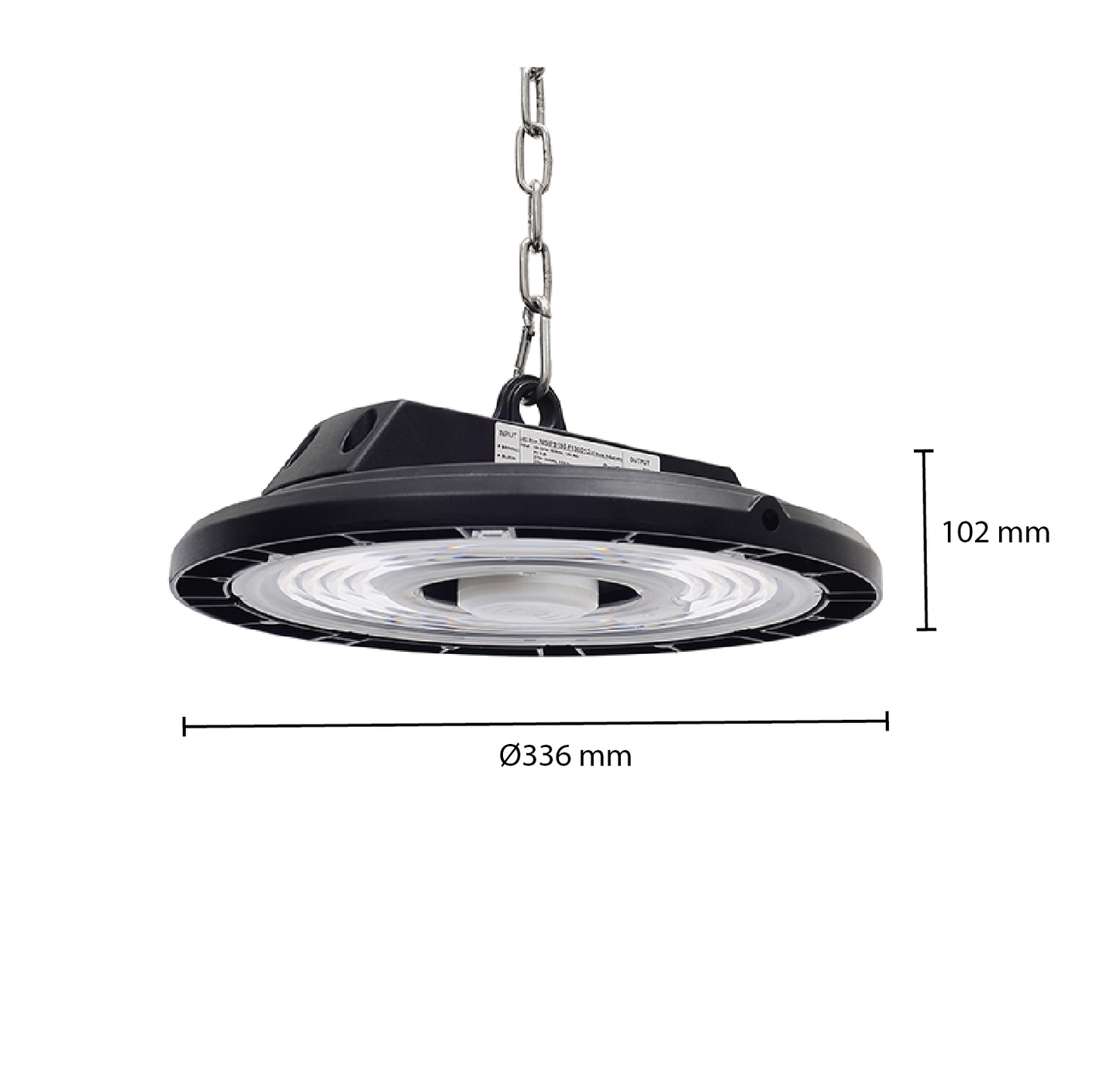 LED-Hallenstrahler Himalia 200 Watt dimmbar mit Sensor 4000K MDRLED®