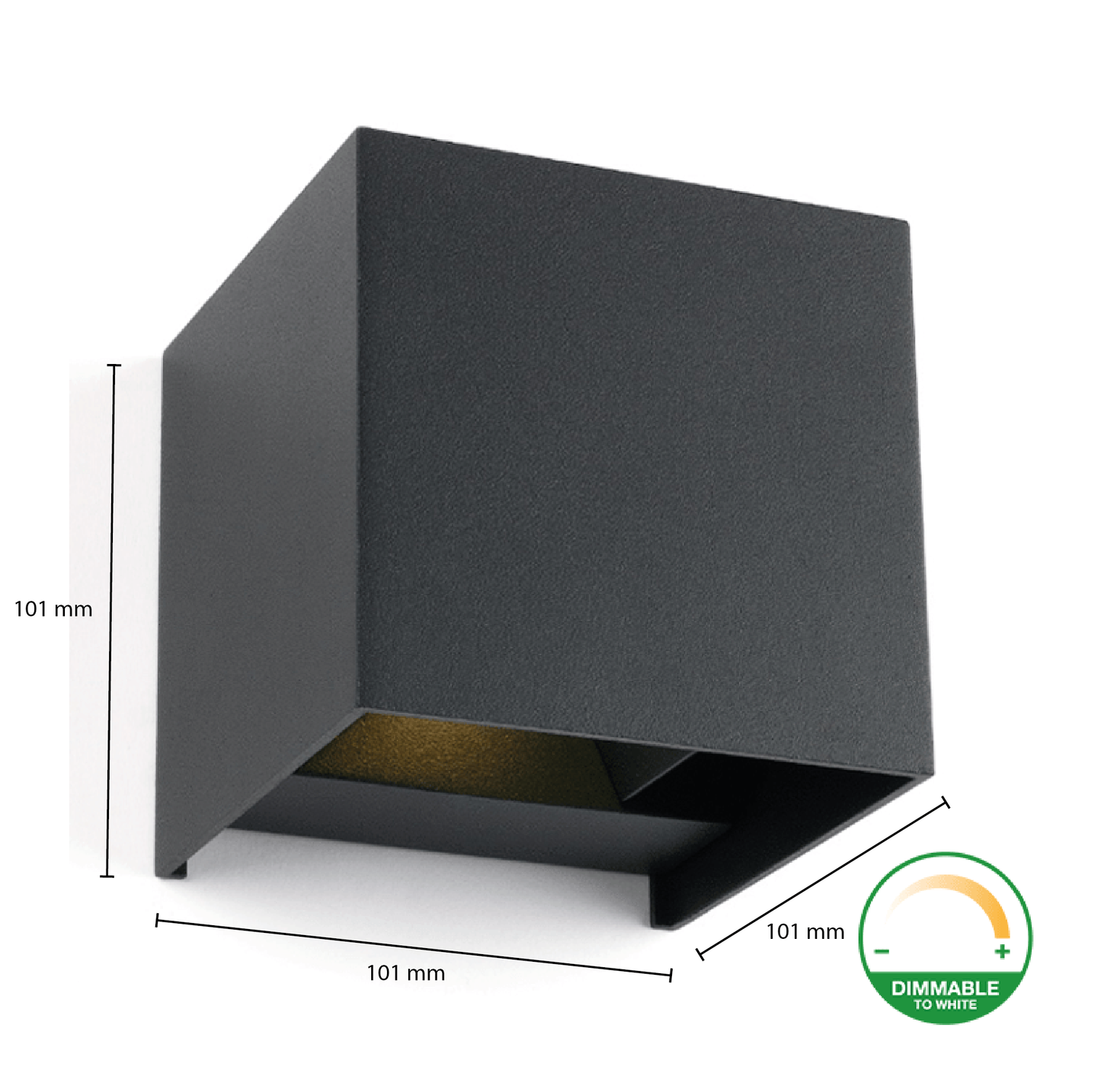 LED-WÜRFEL 2x3W DIM BIS WARMGRAU MDRLED®
