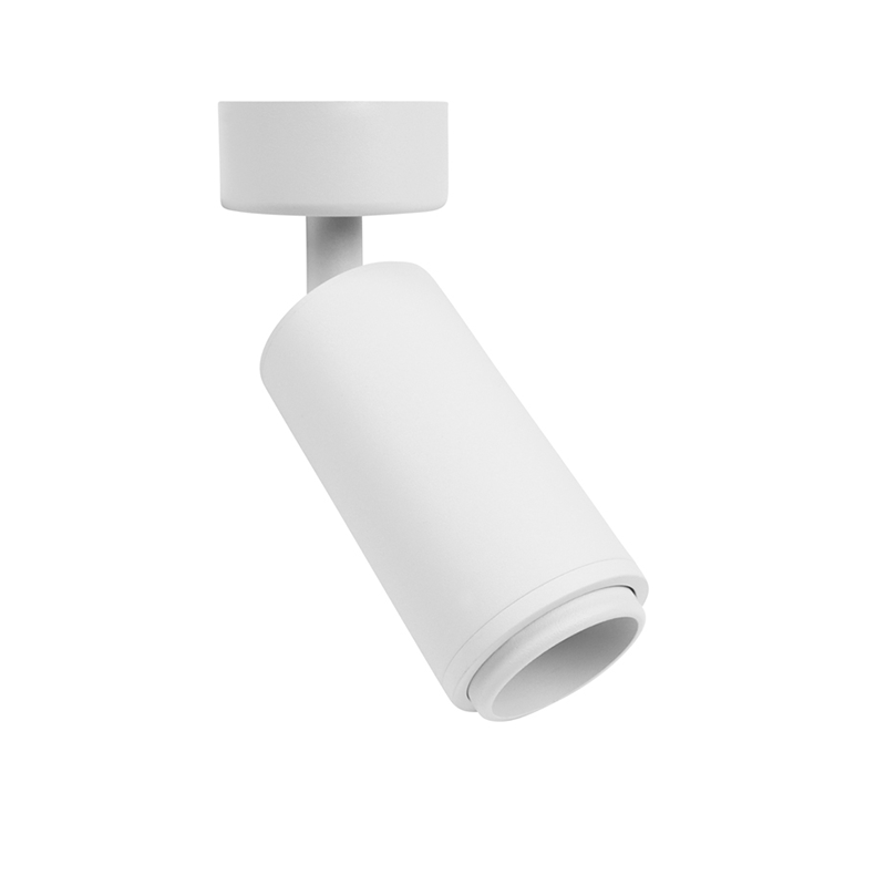 PLAFOND ARMATUUR MDR LED WIT GU10 MET VERSTELBARE LENS.