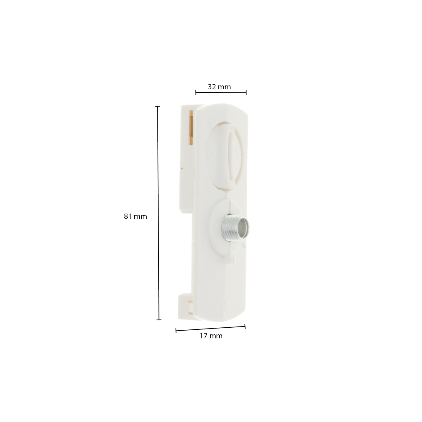 1-Phasen-Schienenadapter Slim Fit Pro Line Weiß MDR LED®