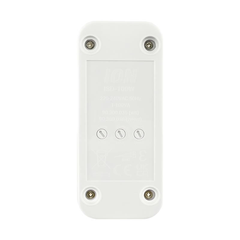 ION industries universele snoerdimmer LED 0,3-75W 230V - wit (90.300.030)