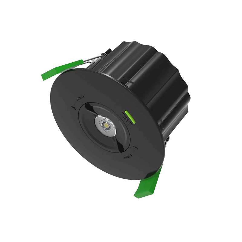 LED-Aufbau-Notbeleuchtung weiß/schwarz MDRLED®