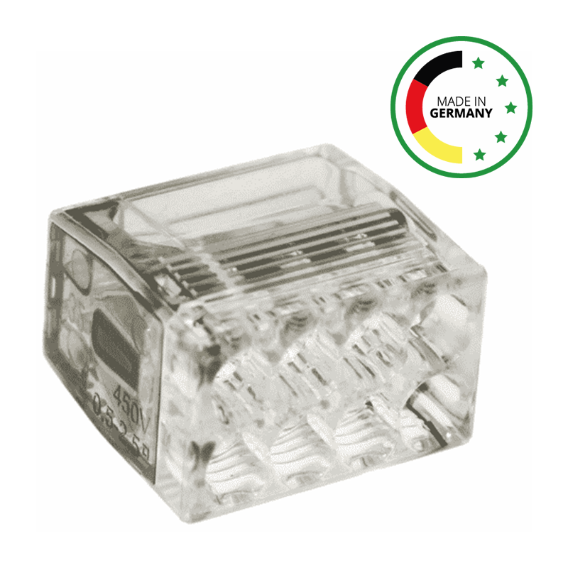 LASKLEM MINI 8-VOUDIG PER 50 STUKS 8 x 0.5 – 2.5 mm² MDRLED®