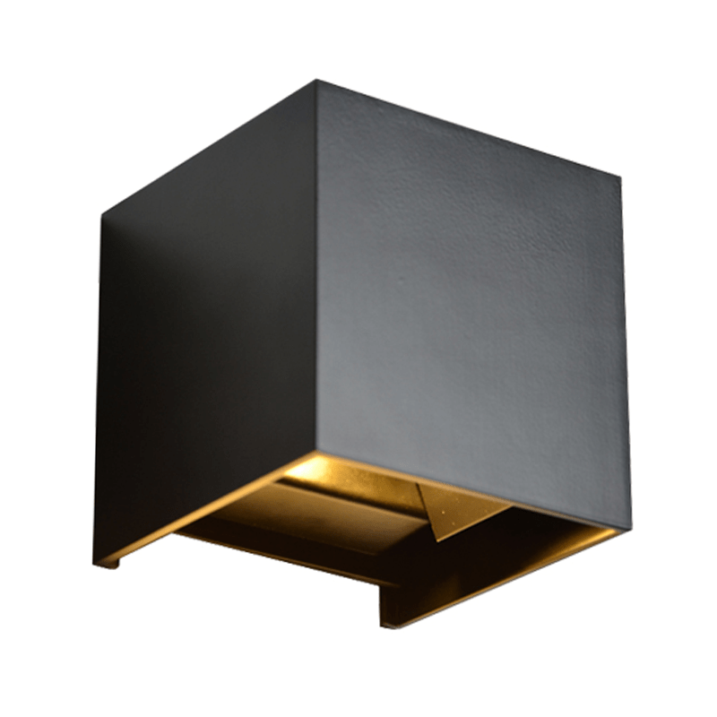 LED-WÜRFEL 2X3W PVC SCHWARZ DIMMBAR 2700K/3000K MDRLED®