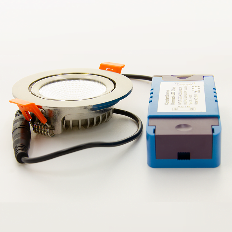 LED INBOUWSPOT SLIM-FIT 5W DIM ZILVER Actie op is op MDRLED®