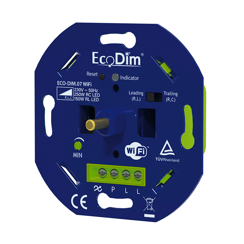 LED-Dimmer WiFi Drücken/Drehen 0-250W (RLC)ECO-DIM.07-WIFI MDRLED®