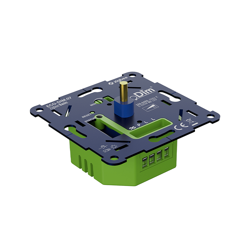 LED-Dimmer Zigbee Basic Drücken/Drehen 0-200W ECO-DIM.07-ZIGBEE-BASIC MDRLED®