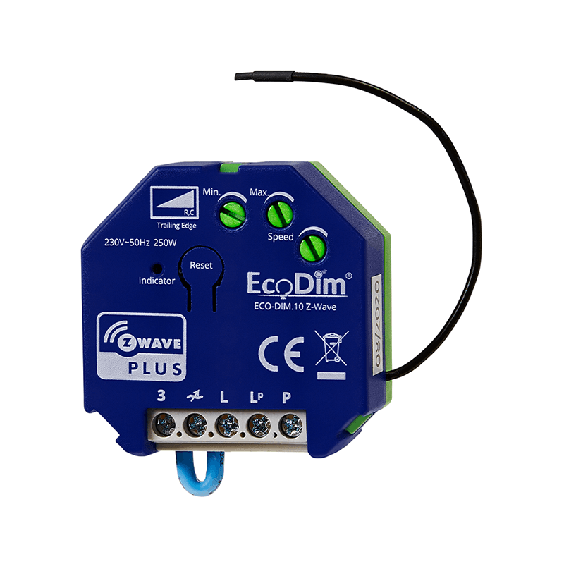 Z-WAVE LED DIMMER INBOUWMODULE 250W ECO-DIM.10-ZWAVE MDRLED®