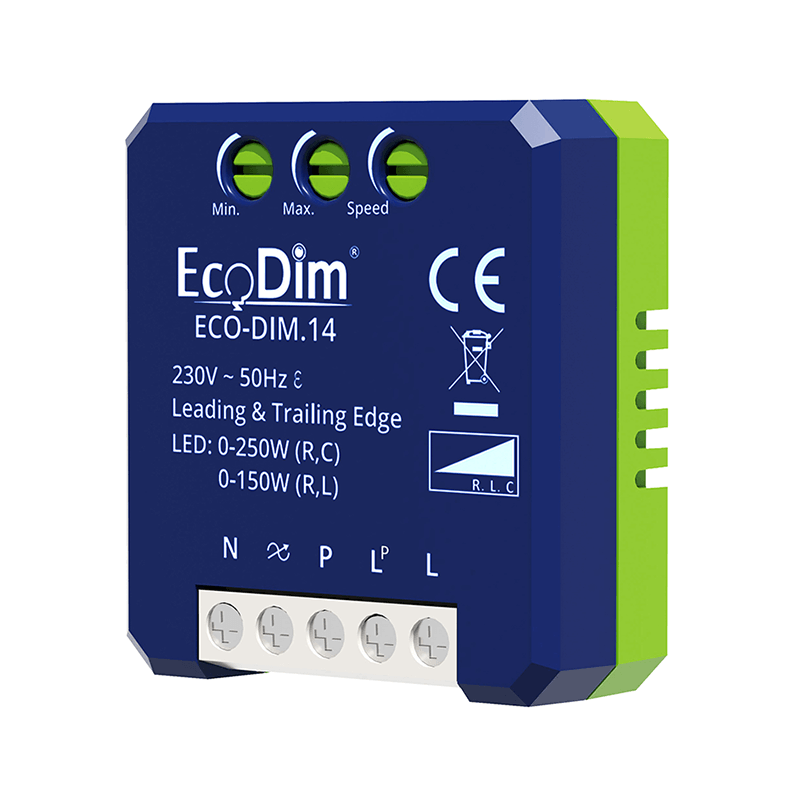 LED-Dimmer-Einbaumodul 0-250W (RLC) ECO-DIM.14 MDRLED®