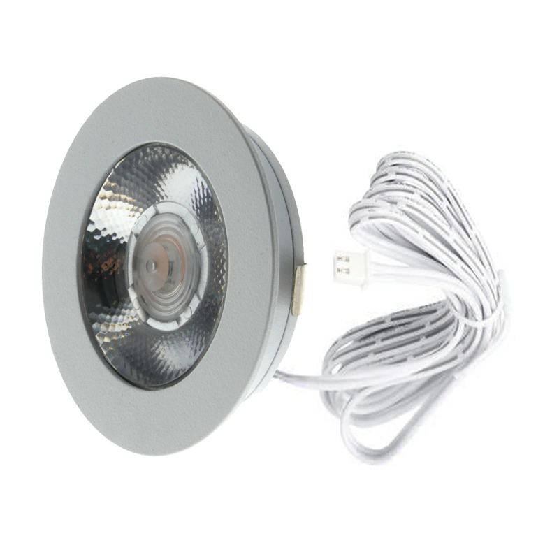 ECODIM ED-10044 LED MÖBELSPOT KLEIN EINBAUTIEFE IP54 WARMWEISS RUND WEISS 55MM MDRLED®