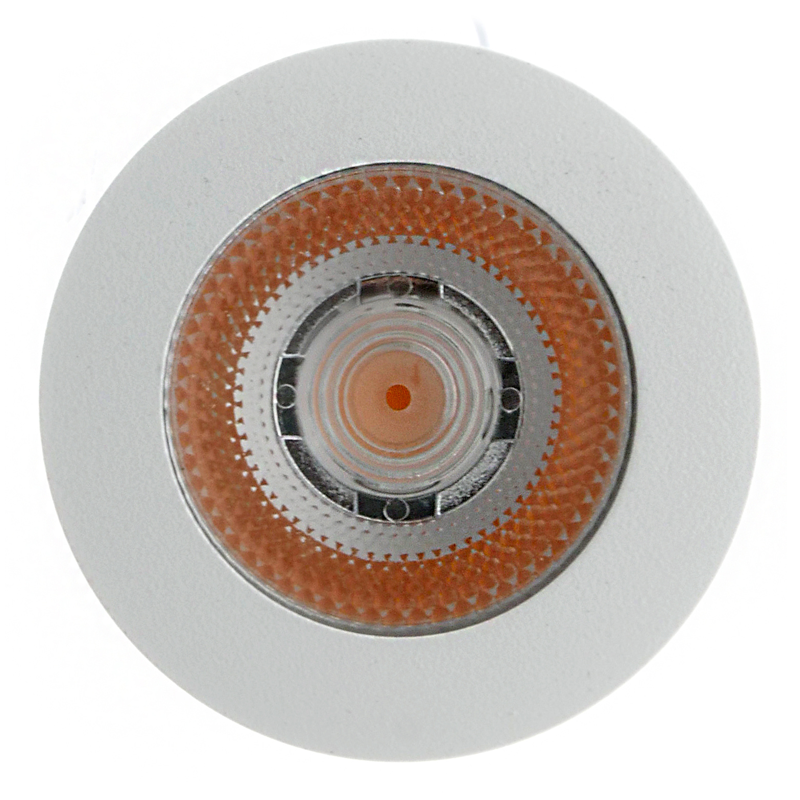 ECODIM ED-10044 LED MÖBELSPOT KLEIN EINBAUTIEFE IP54 WARMWEISS RUND WEISS 55MM MDRLED®