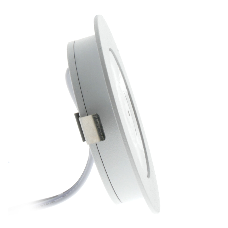 ECODIM ED-10044 LED MÖBELSPOT KLEIN EINBAUTIEFE IP54 WARMWEISS RUND WEISS 55MM MDRLED®