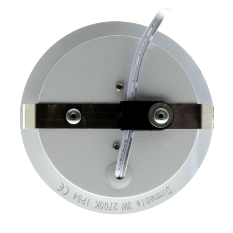 ECODIM ED-10044 LED MÖBELSPOT KLEIN EINBAUTIEFE IP54 WARMWEISS RUND WEISS 55MM MDRLED®