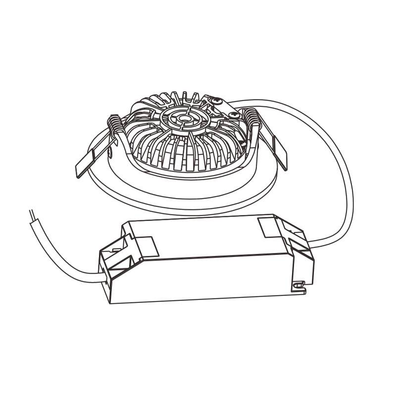 Einbaustrahler Rund Weiß 3000K MDR LED®
