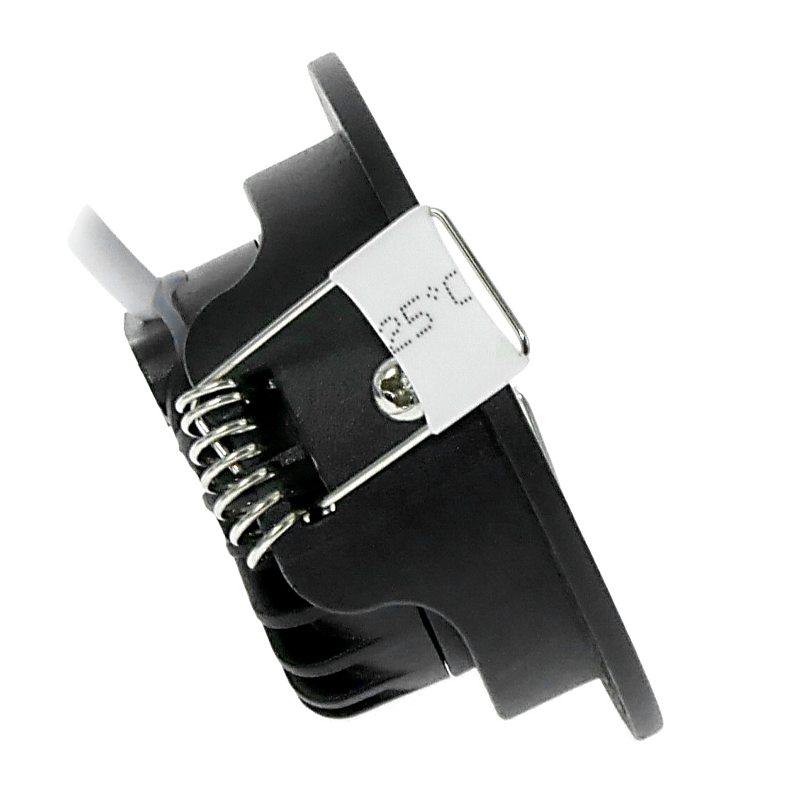 ECODIM ED-10060 LED EINBAUSTRAHLER NIEDRIGE EINBAUTIEFE IP54 DIM TO WARM RUND SCHWARZ 55MM.MDRLED®