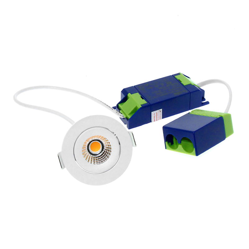 ECODIM ED-10061 LED-Einbaustrahler, geringe Einbautiefe, IP54, Maße bis warmweiß, rund, 55 mm, MDRLED®