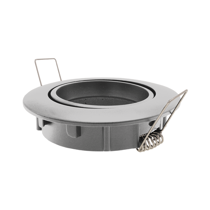 GU10 LEUCHTE SCHWENKBAR Schwarz-WEISS-SILBER, MDRLED®