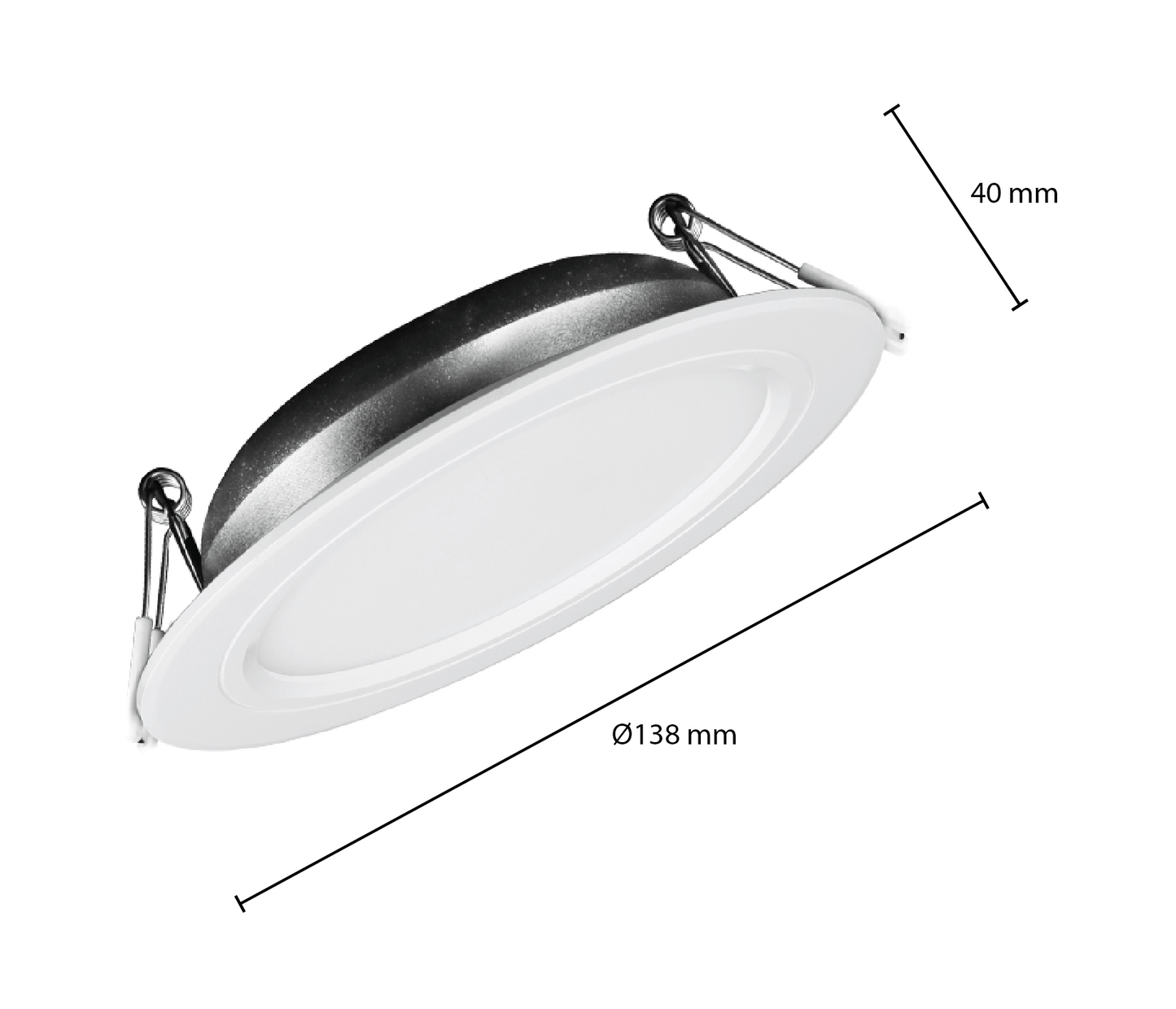 MI-LIGHT Downlight RGB+CCT Ø110 9W WIT MDRLED®