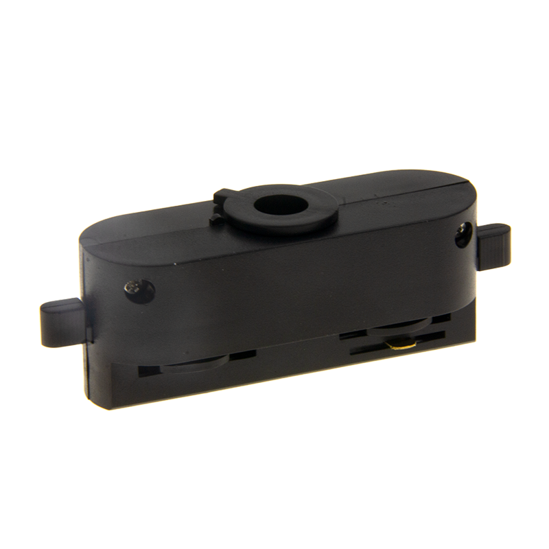 1-Phasen-Schienenadapter Schwarz, Pro Line MDR LED®