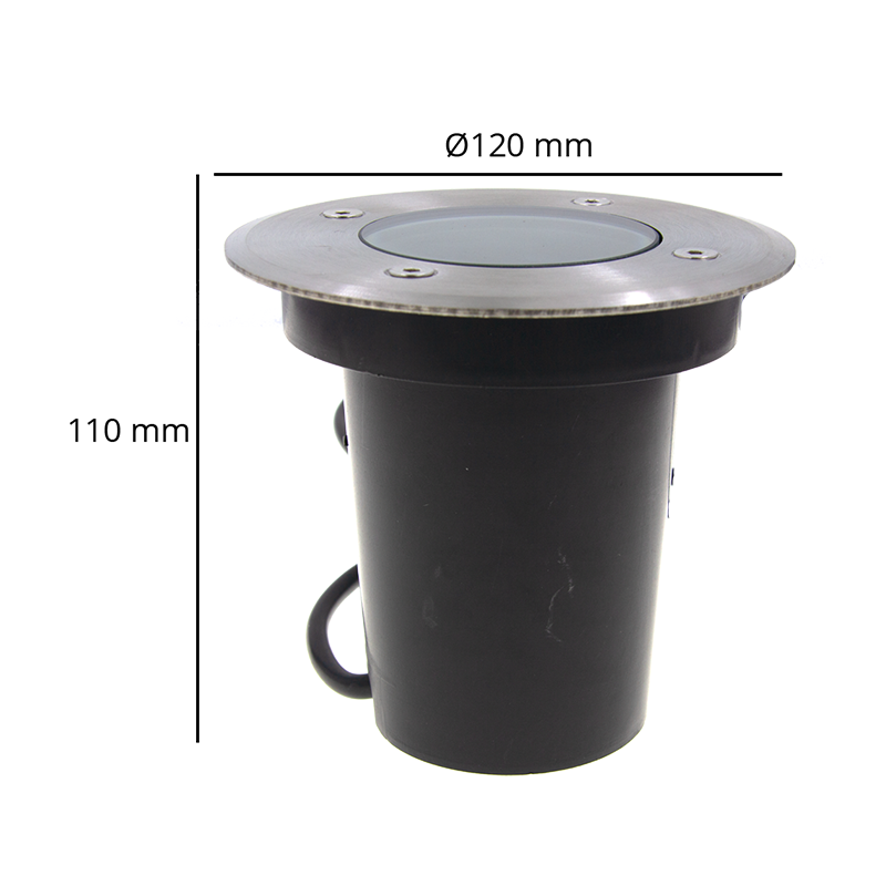 LED Bodenstrahler Edelstahl Außenbeleuchtung IP67 MDRLED®
