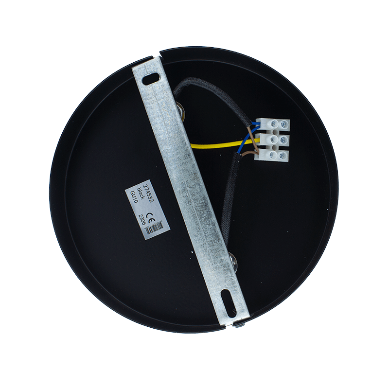 DECKENLEUCHTE FÜR 2X GU10 SCHWARZ MDR LED®