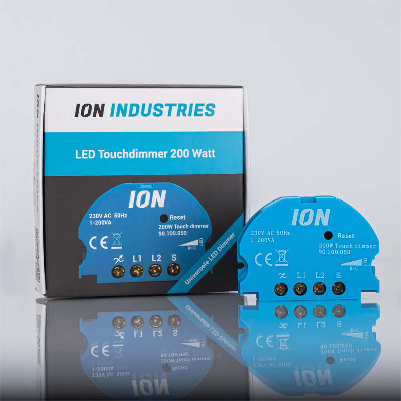 TOUCH-LED-DIMMER 0,3-200 WATT ION INDUSTRIES MDRLED®
