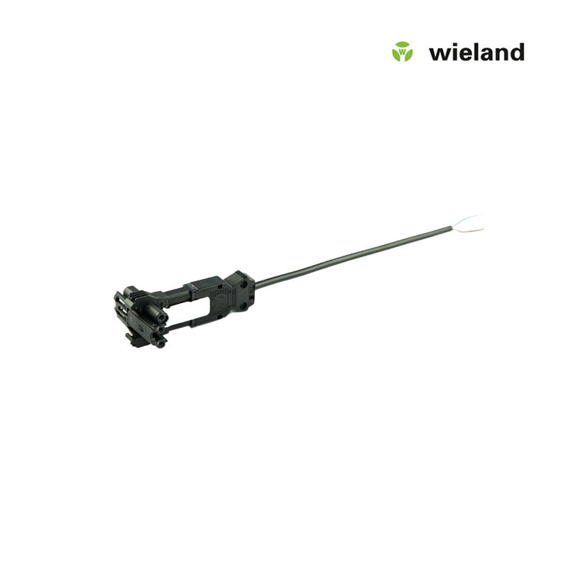 MDRLED® Wieland GST18I3 T-Splitter Met Aansluitsnoer 0,3m – 1 mm² – Zwart