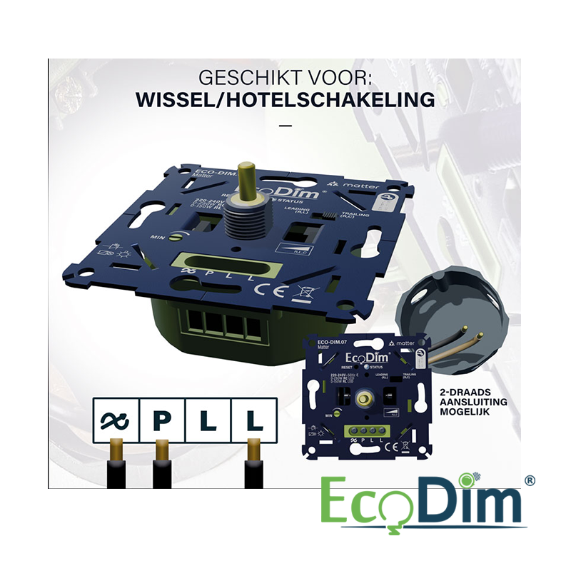 LED-DIMMER | MATERIE | DRÜCKEN/DREHEN | 0–250 W (RLC)