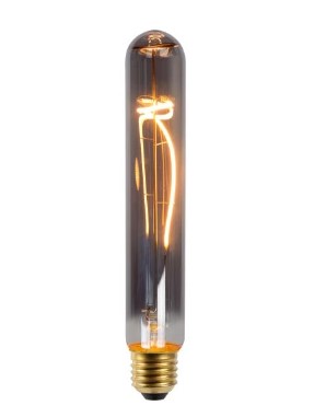 LED-Glühfaden E27, röhrenförmig, rauchfarben, 2300 K, MDRLED®