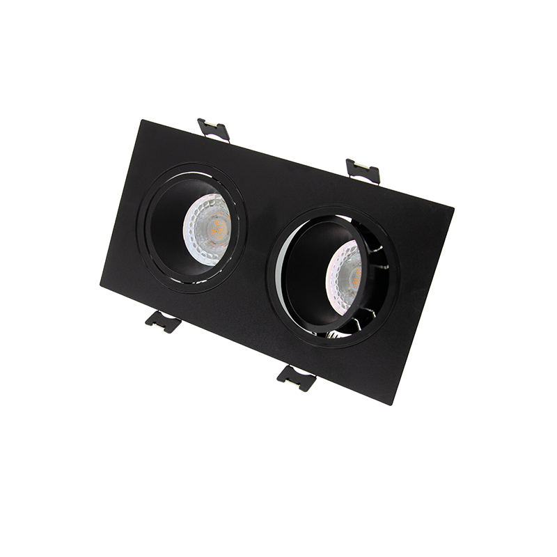 DUO GU10/GU5.3 Leuchte Weiß-Schwarz MDRLED®