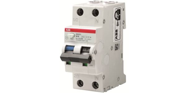 ABB Aardlekautomaat 20A | 30mA | 1P+N | Type A | Karakteristiek B | RCBO