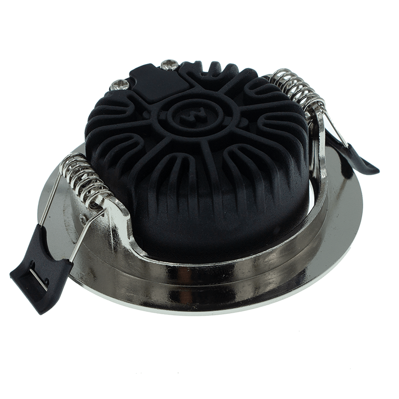 LED-Einbaustrahler MDR LED SLIM-FIT 5W DIM SILBER.
