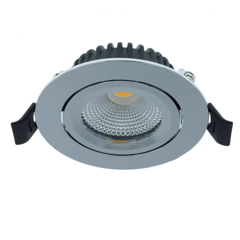Slim-Fit 5W Dimmbarer Chrom-Einbaustrahler 2700K 3000K MDRLED®