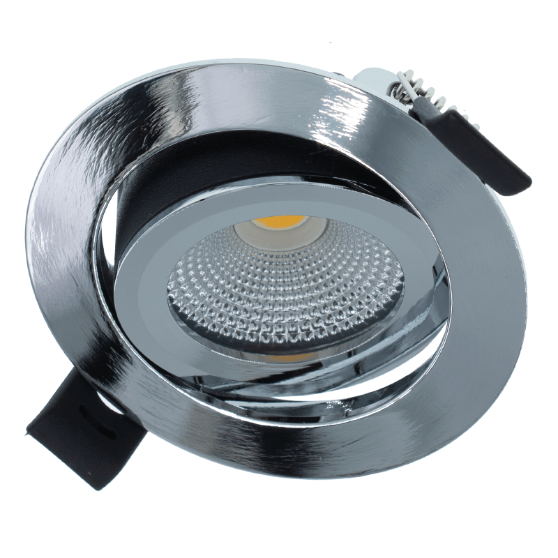 Slim-Fit 5W Dimmbarer Chrom-Einbaustrahler 2700K 3000K MDRLED®