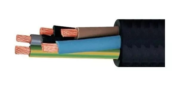 VERLENGKABEL-SNOER H07 RN-F Neopreen ZWART 5/10/20 Meter 3 x 2,5 mm² 3680 Watt MDRLED®