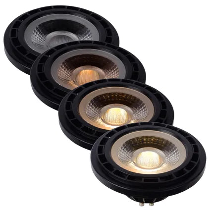 Lucid LED Lampe schwarz ES111 GU10 12W MDRLED