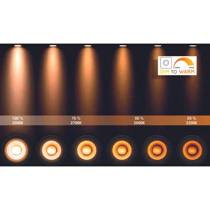 Lucid LED Lampe schwarz ES111 GU10 12W MDRLED