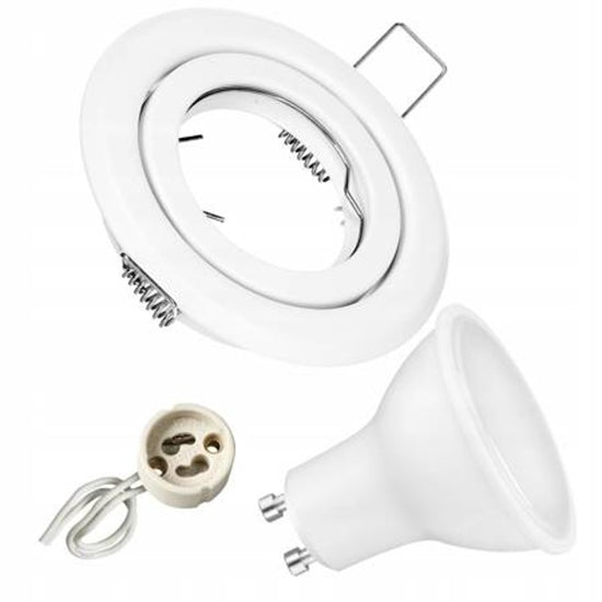 EINBAUSTRAHLER Sägeblattmaß Ø78mm 6 STÜCK 5 WATT DIMMBAR 2700K PROMOTION MDRLED®