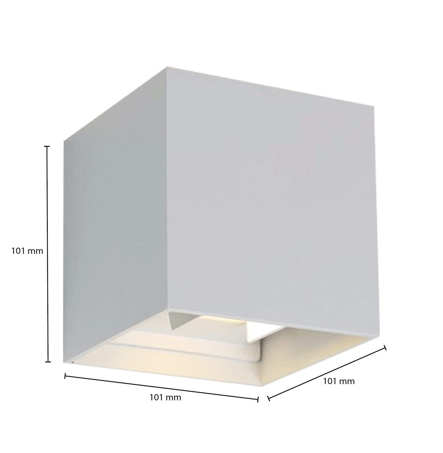 LED-WÜRFEL 2X3W DIM WEISS MDRLED®