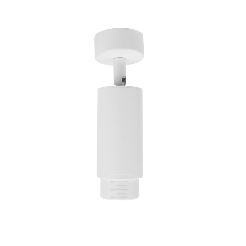PLAFOND ARMATUUR MDR LED WIT GU10 MET VERSTELBARE LENS.