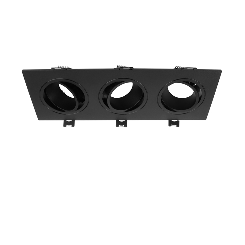 GU10 3-TEILIGE LEUCHTE WEISS und SCHWARZ MDR LED®